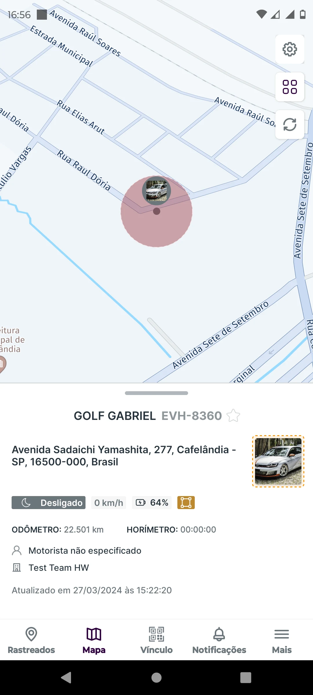 Ágil Rastreador screenshot