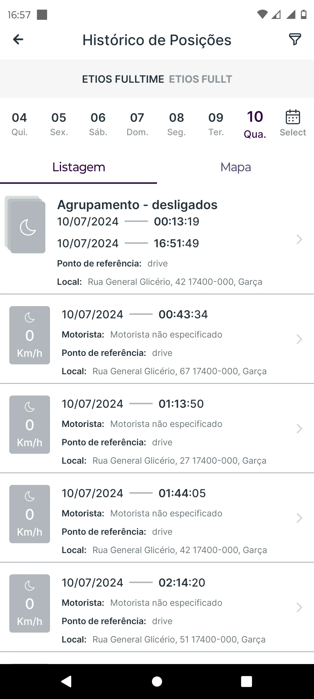 Ágil Rastreador screenshot