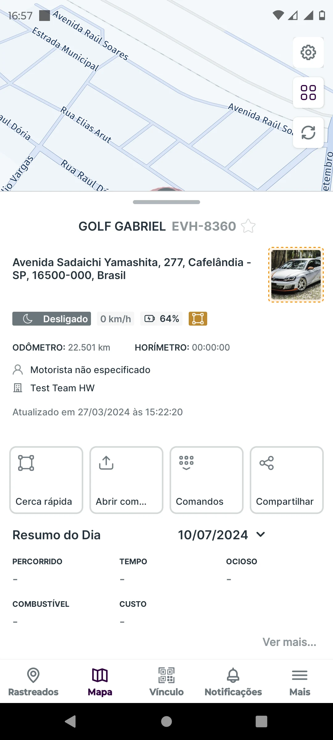 Ágil Rastreador screenshot