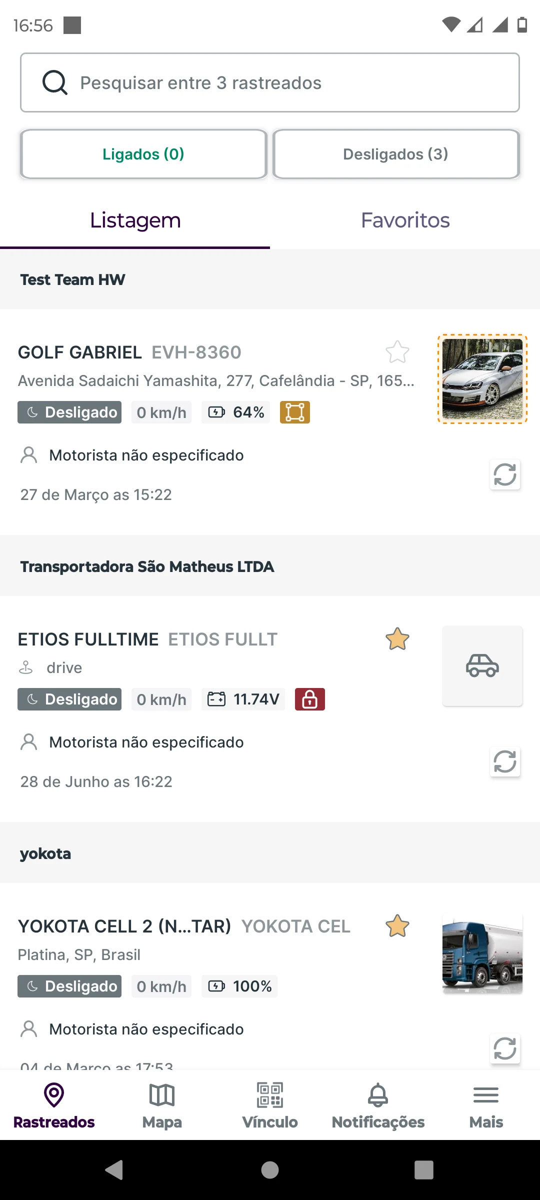 Ágil Rastreador screenshot